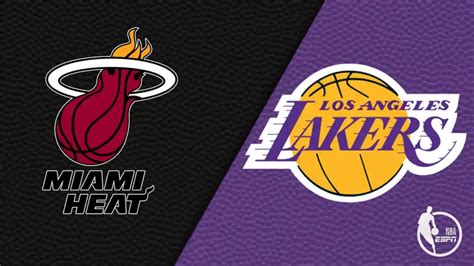 la lakers vs miami heat|Los Angeles Lakers vs. Miami Heat Live Score and Stats.